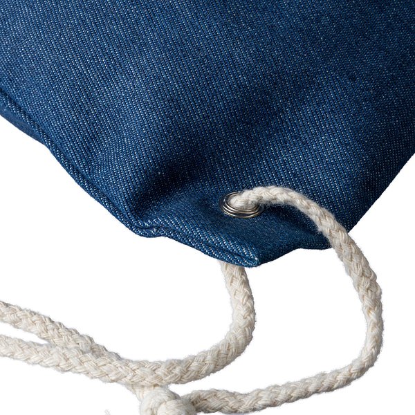 Recycelte Denim-Kordeltasche Leycile