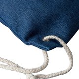 Recycelte Denim-Kordeltasche Leycile