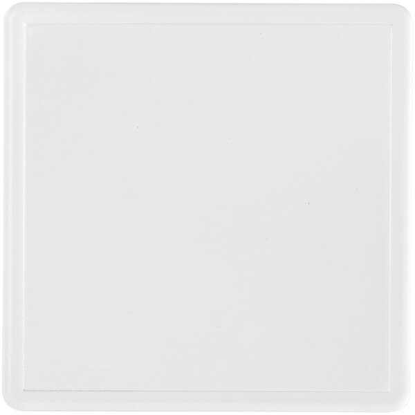 Quadratischer Kunststoffuntersetzer mit Papiereinleger - Ongiunia
