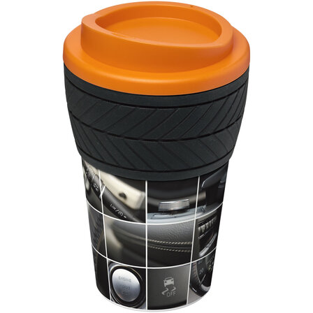 350 ml Isolierbecher mit Schutzring Reifen-Design - Razi