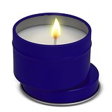 Dhyana-Duftkerze auf Pflanzenbasis in recycelter Dose Lingiun