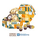 Grosses Osternest mit Schokolade von Ferrero Rocher