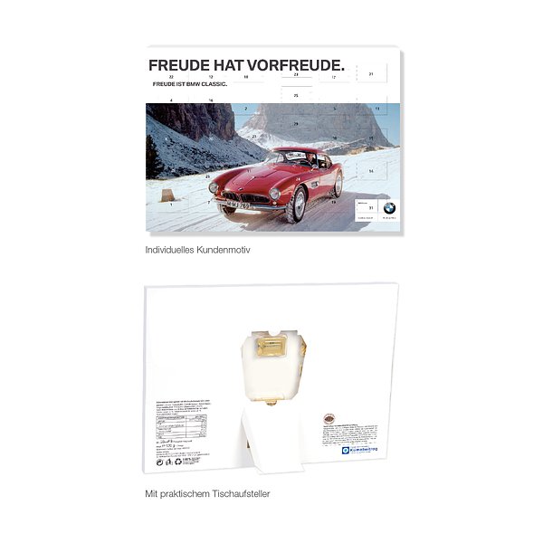 Lindt Adventskalender mit 31 Türchen