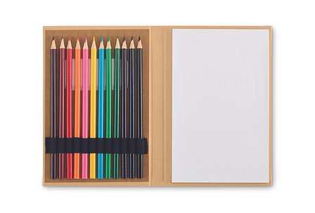 Malset mit 12 Buntstiften Hathlans