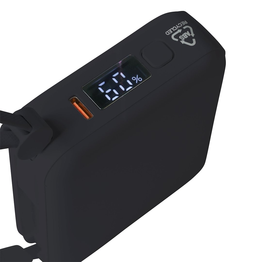 Recycelte ABS-Powerbank Neli