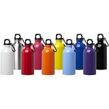 400 ml RCS-zertifizierte, einwandige Trinkflasche aus Edelstahl mit Karabinerhaken - Ongas