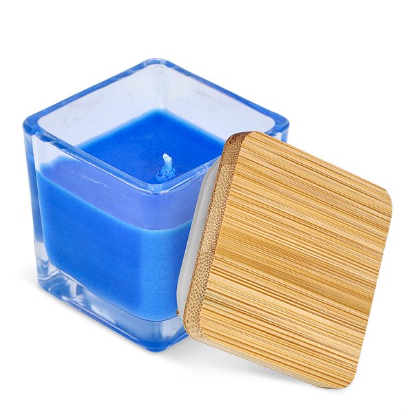 Chakra Kerze auf pflanzlicher Basis im Glasgefäß Utzi