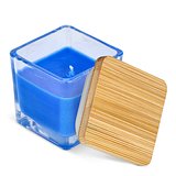 Chakra Kerze auf pflanzlicher Basis im Glasgefäß Utzi