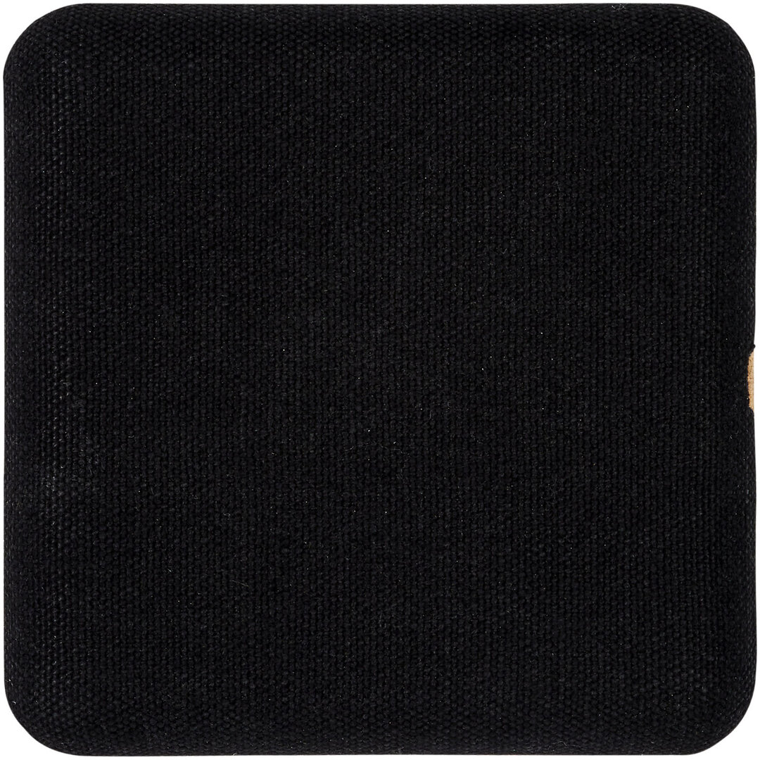 Kabelloses Ladepad aus Bambus und Stoff - Ylanna