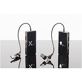 8-in-1 USB-Hub mit dualem Eingang und 6 Ports und Leuchtlogo - Oldina