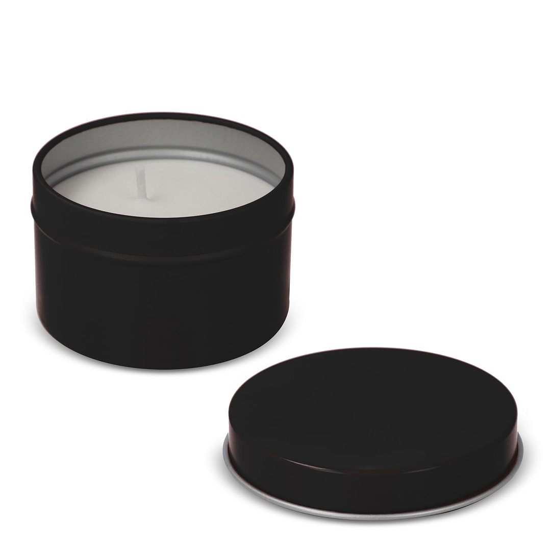 Kirtan-Duftkerze auf Pflanzenbasis in großer recycelter Dose Ellia