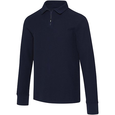 Langarm Poloshirt Unisex mit Reissverschluss - Urela