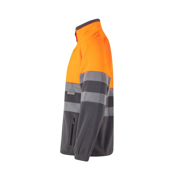 Zweifarbige Fleecejacke (280g/m²), aus Polyester (100%) Giulin