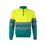 Zweifarbiges Sweatshirt (300g/m²) aus Polyester-Fleece (100%) Jongn