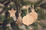 Weihnachtsschmuck Holz Mast