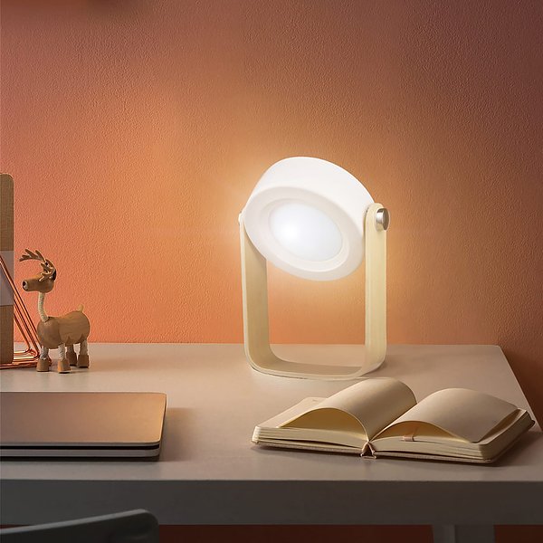 Multifunktions-LED-Lampe mit Bambusgriff Eliel