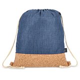 Kordelzugbeutel R-PET &amp; Kork 35 x 40cm Steie