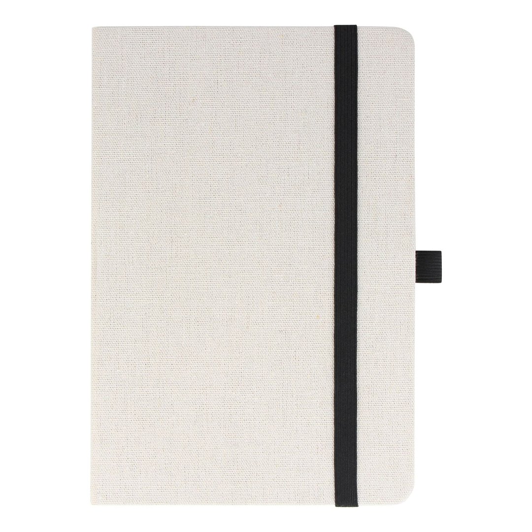Notizbuch aus recycelter Baumwolle & R-PET A5 Warlina