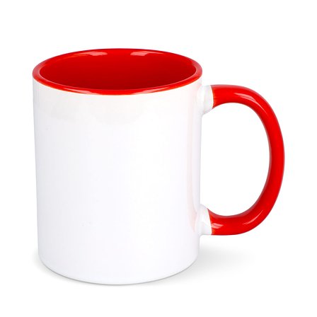 Oslo Sublimationsbecher farbig innen & Griff 300ml Oleyca