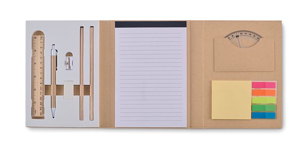 Schreibset mit Notizblock Bendrioli