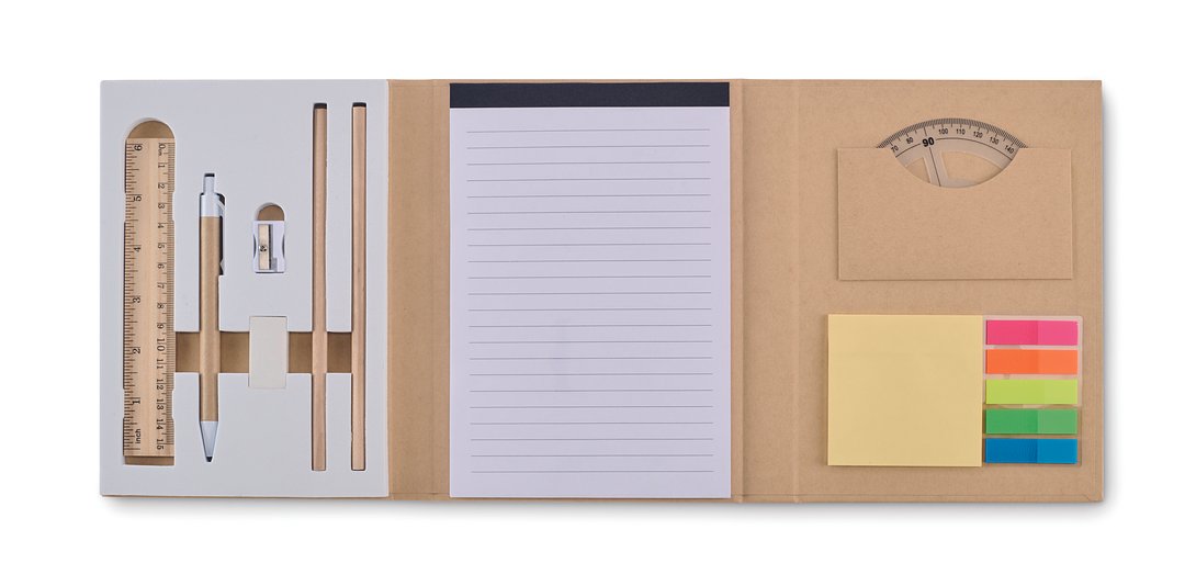 Schreibset mit Notizblock Bendrioli