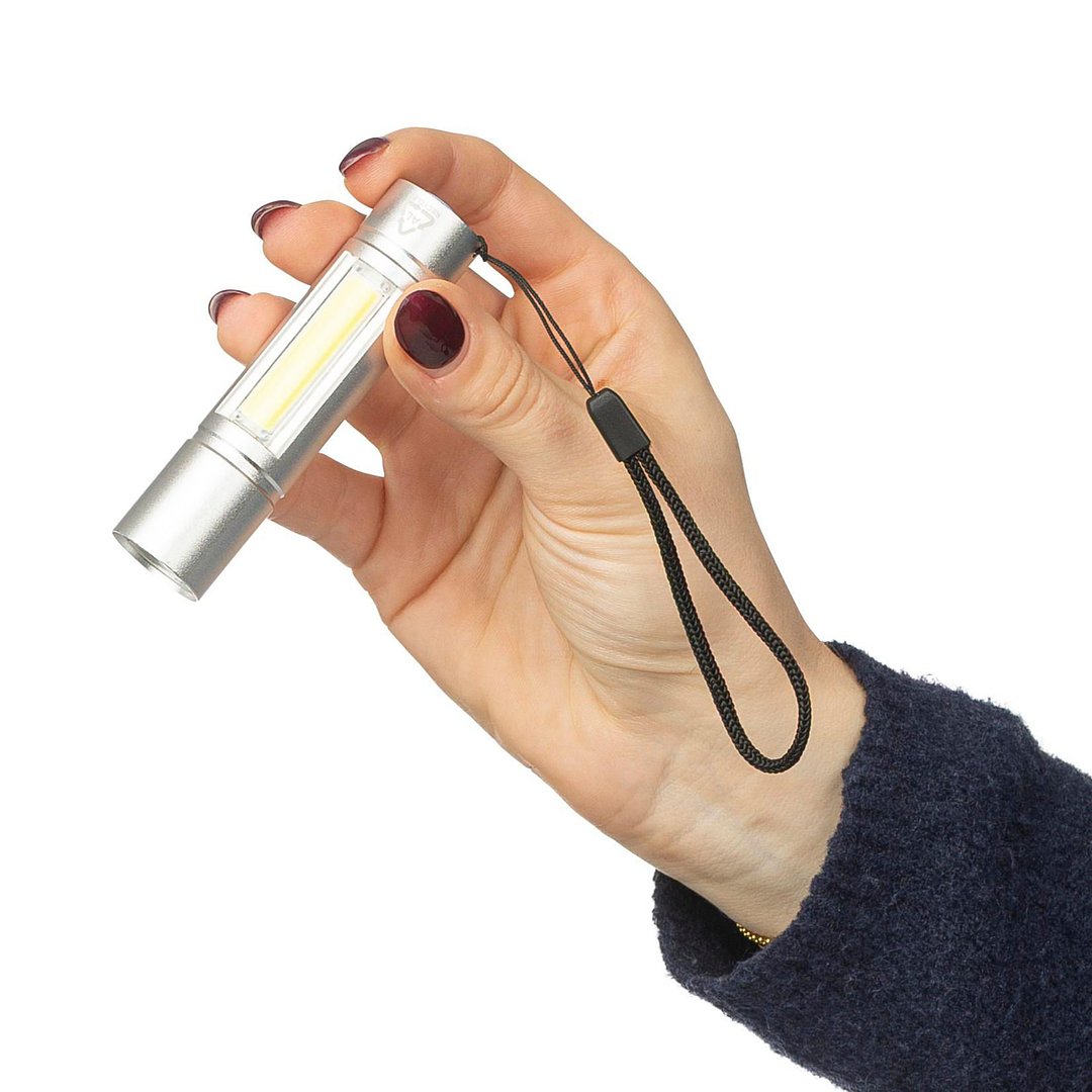 Taschenlampe aus recyceltem Aluminium COB Jovignas