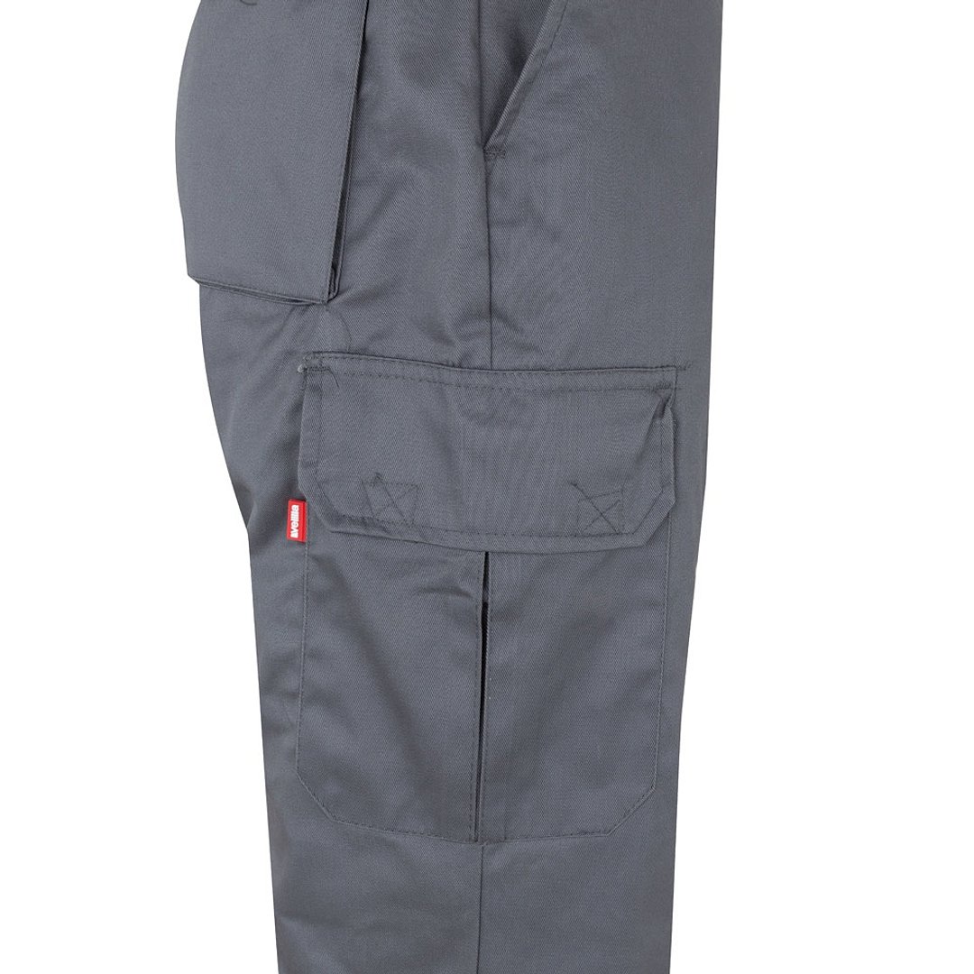 Zweifarbige Twill-Hose mit mehreren Taschen (210 g/m²), aus Baumwolle (20%) und Polyester (80%) Nelien