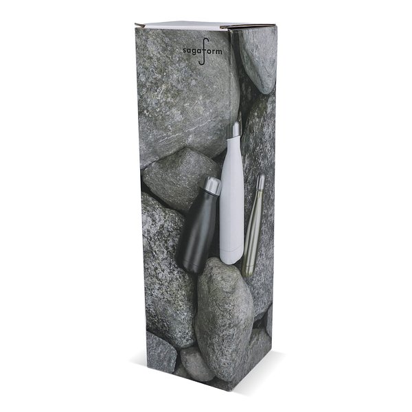 Nils Stahlflasche Chrom 500ml Sarjast