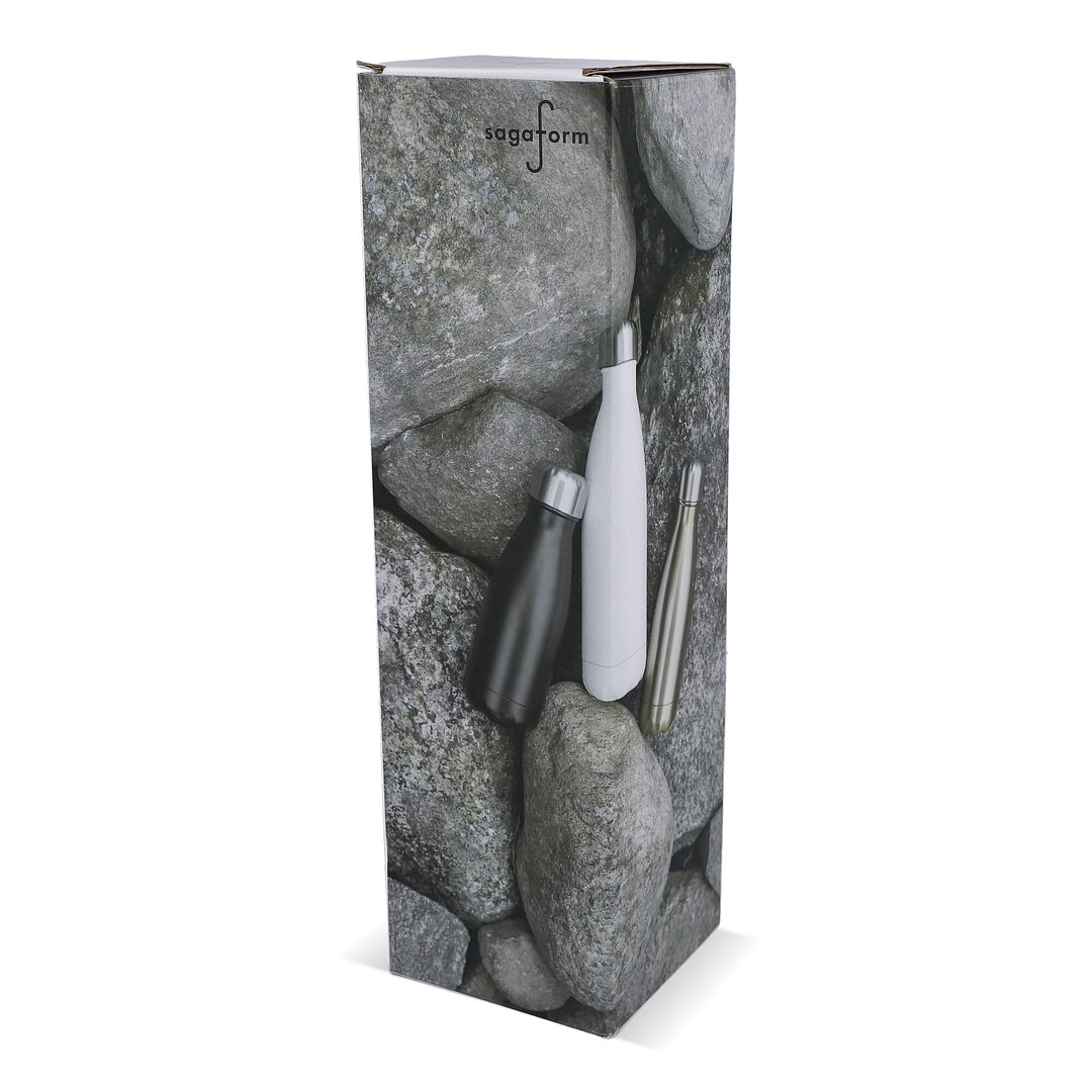 Nils Stahlflasche Chrom 500ml Sarjast