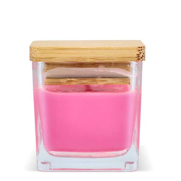 Chakra Kerze auf pflanzlicher Basis im Glasgefäß Utzi