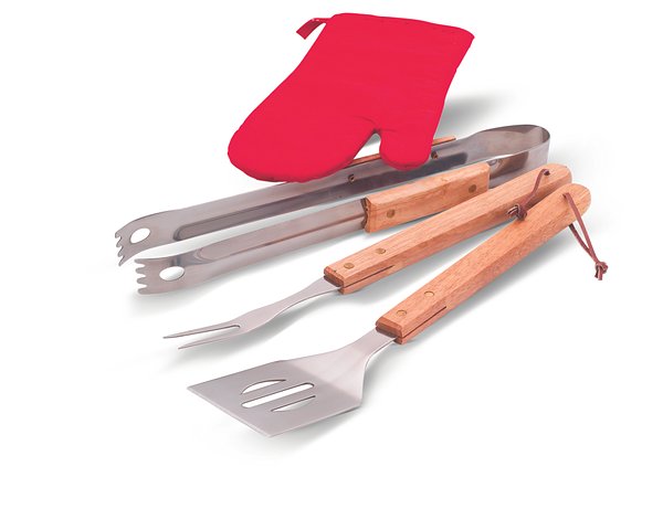 BBQ Schürze mit BBQ Werkzeug Nela