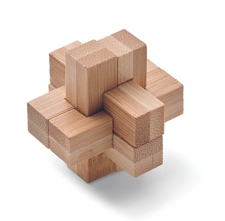Holzpuzzle/Gehirnjogging Bambus Ylanicola