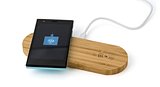 Wireless Ladepad aus Bambus Betholfri