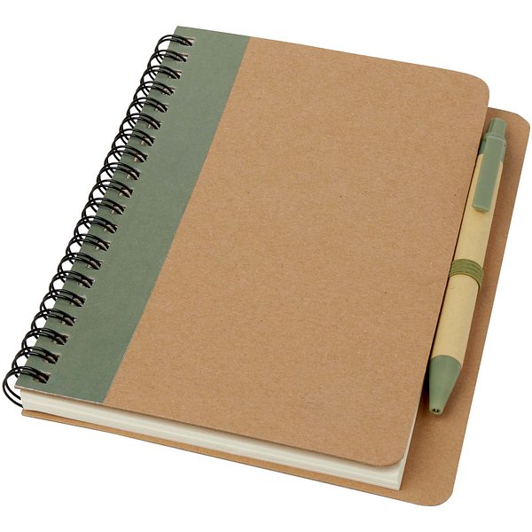 A6 Recycling Notizbuch mit Stift - Dinga