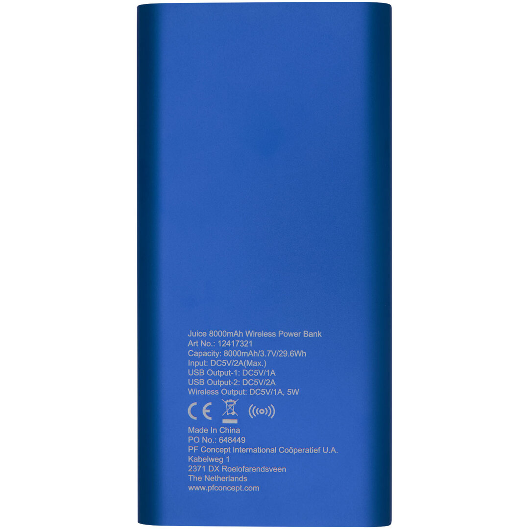 8000 mAh kabellose Powerbank - Helven