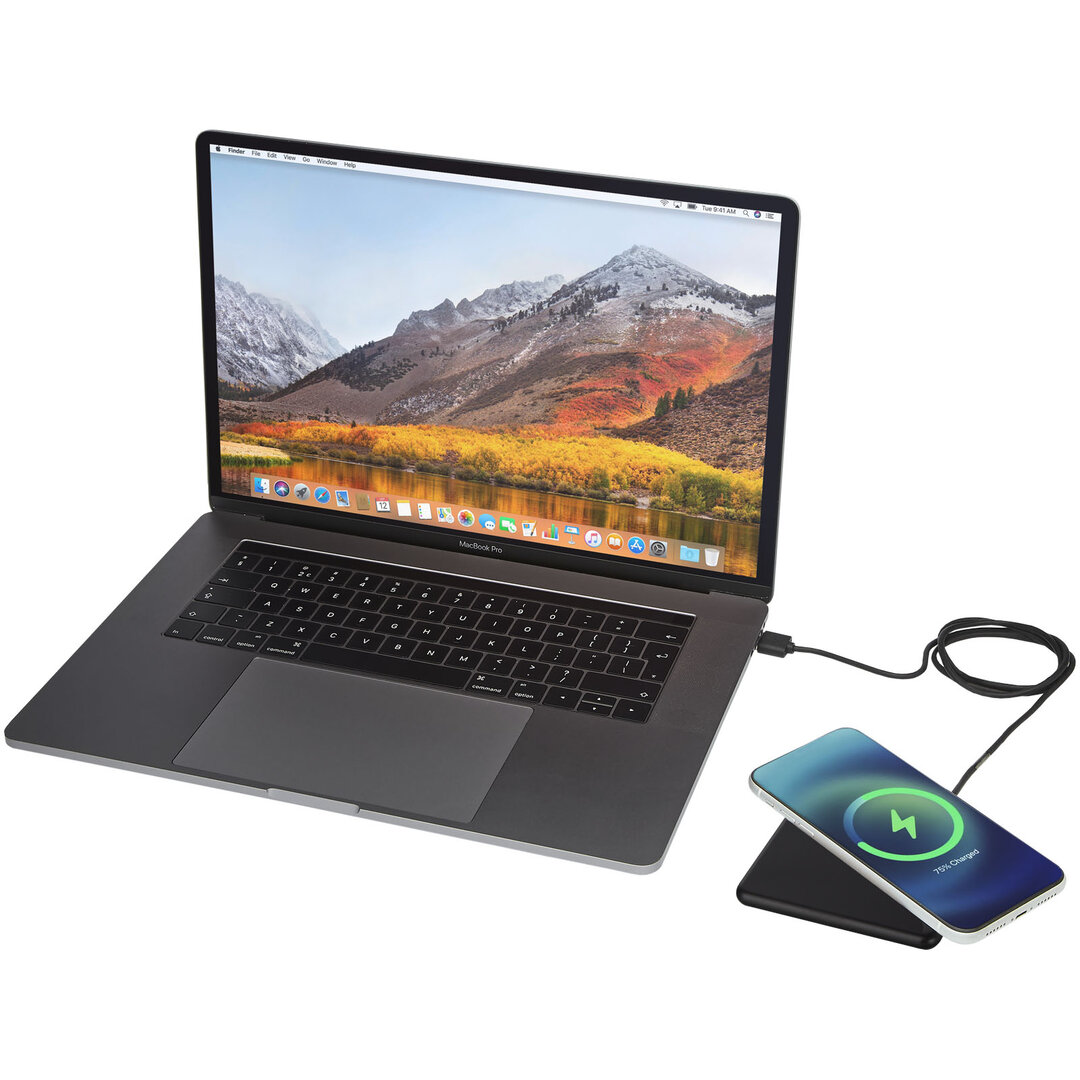 10 W kabelloses Ladepad aus recyceltem Kunststoff - Jürgringn