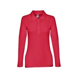 Damen Langarm-Poloshirt Minata