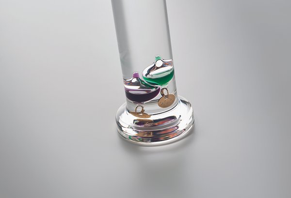 Galileo Thermometer Glas 28cm Dorscin