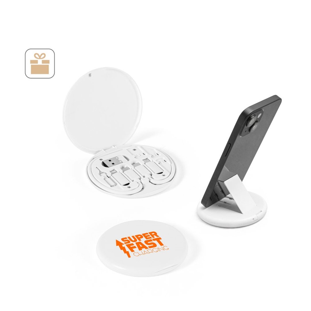Superschnelles Ladekabel und Adapter-Set aus 100% rABS Mirinen