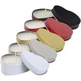 Herzförmige Zinnkerze mit Vanille Duft - Giun