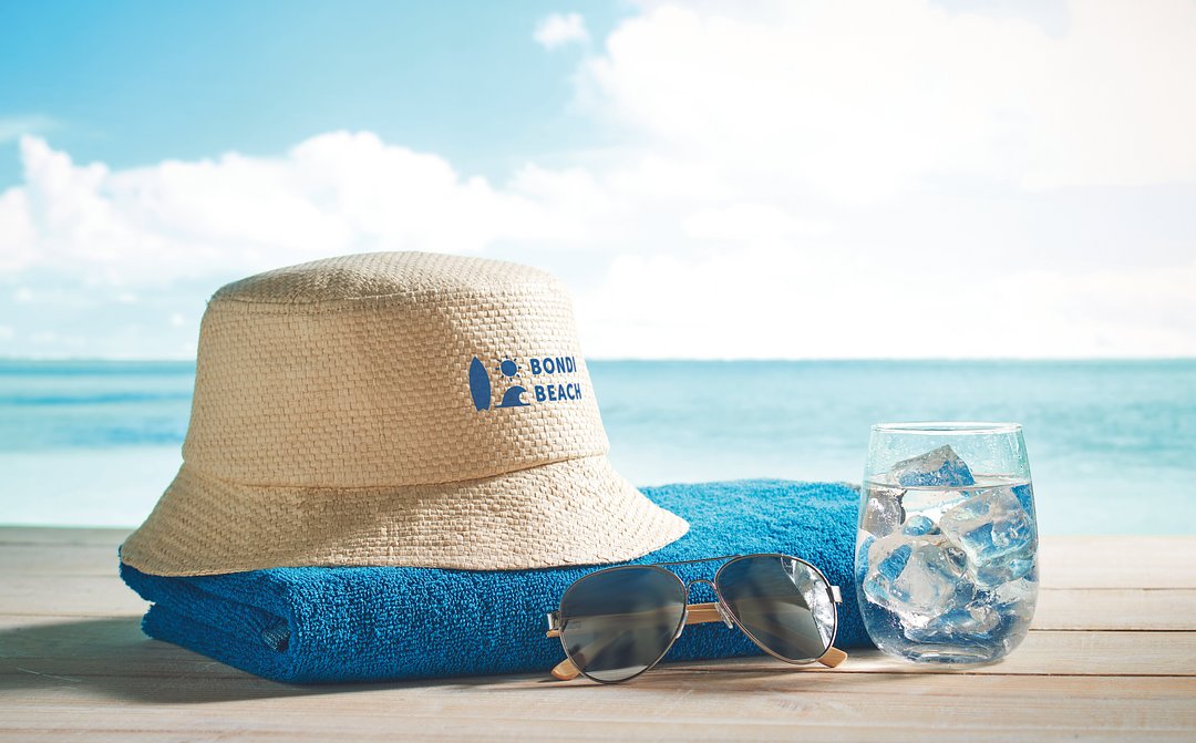 Bucket Hut Papierstroh Renan