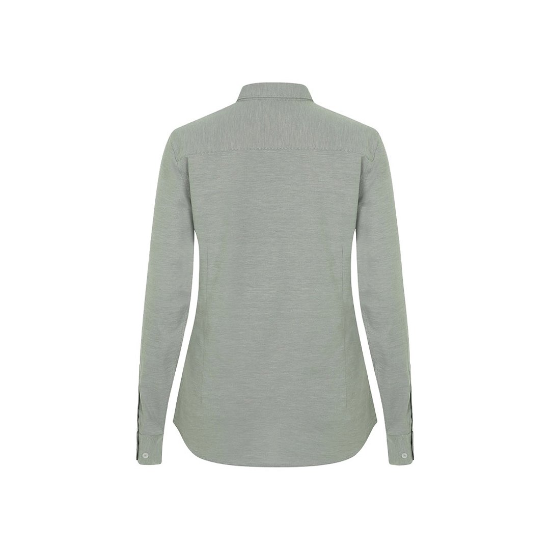 Hemd Oxford (180 g/m²) für Damen, aus Baumwolle (50 %), Polyester (45 %) und Elasthan (5 %) Mudesch