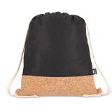 Kordelzugbeutel R-PET &amp; Kork 35 x 40cm Steie