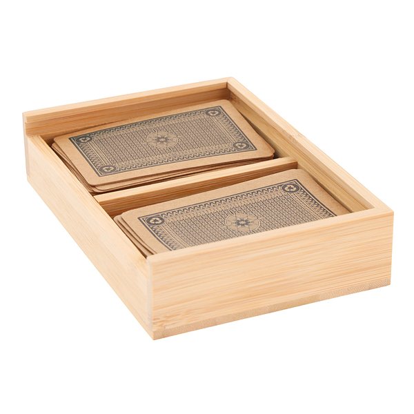 Pokerset in Bambus-Geschenkbox Lurensen