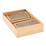 Pokerset in Bambus-Geschenkbox Lurensen