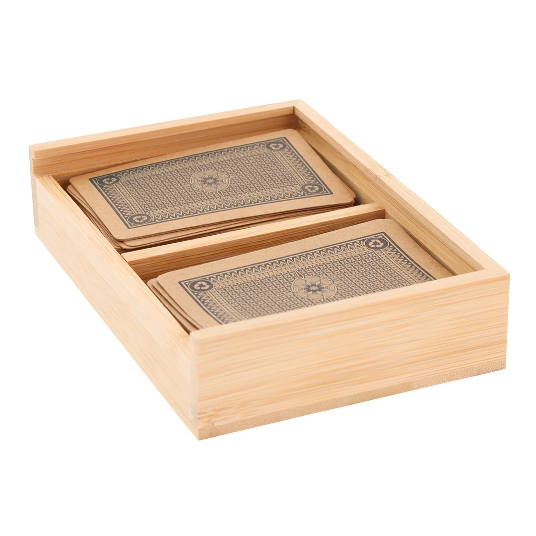 Pokerset in Bambus-Geschenkbox Lurensen