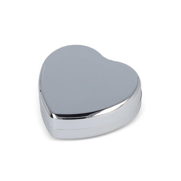 Lippenbalsam in Flacher metallischer Herzformdose Benini