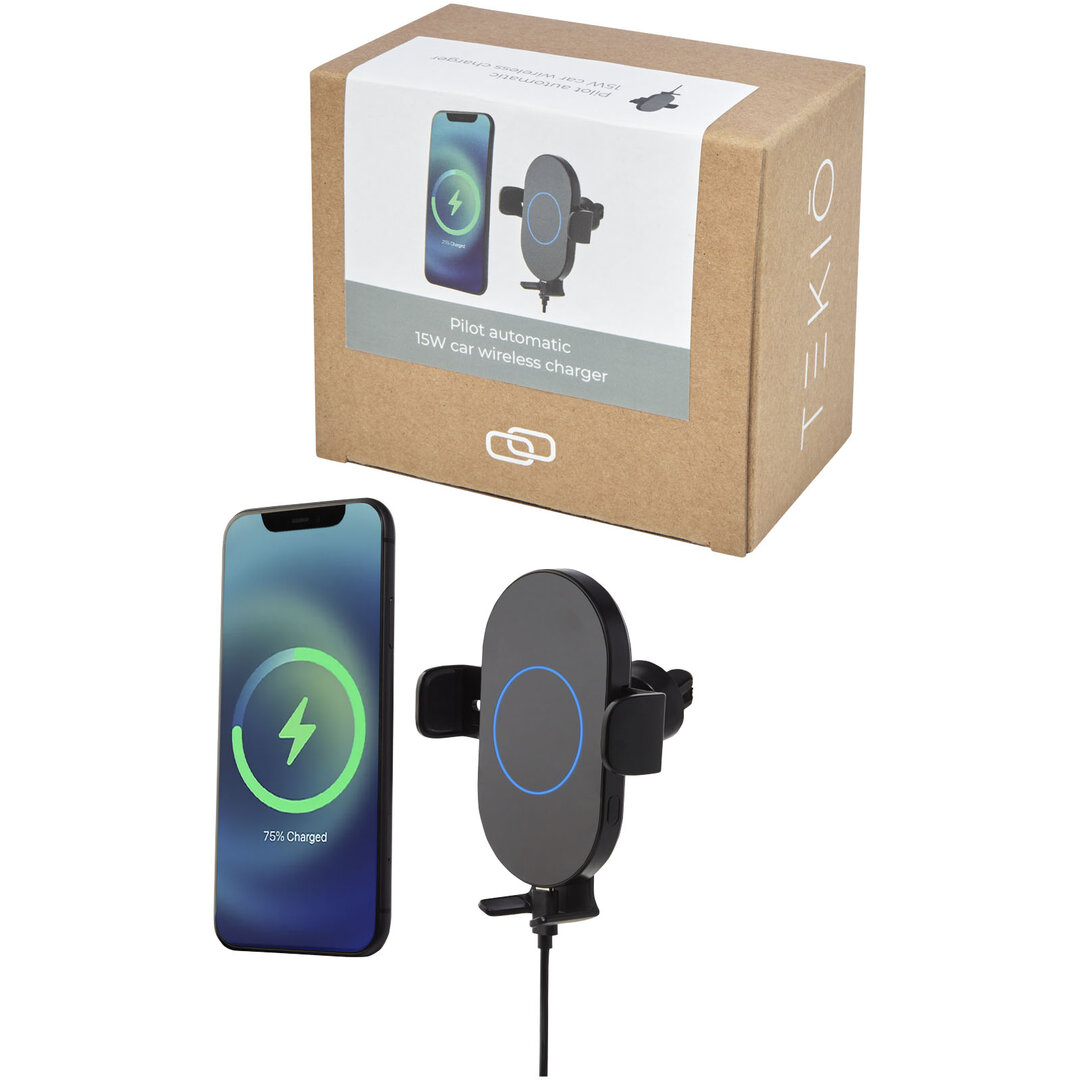 15 W kabelloses automatisches Autoladegerät - Marjaspep