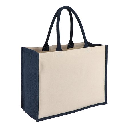 Jute-Baumwolle Tragetasche OEKO-TEX® 42,5 x 19 x 32cm 320g/m² Annin