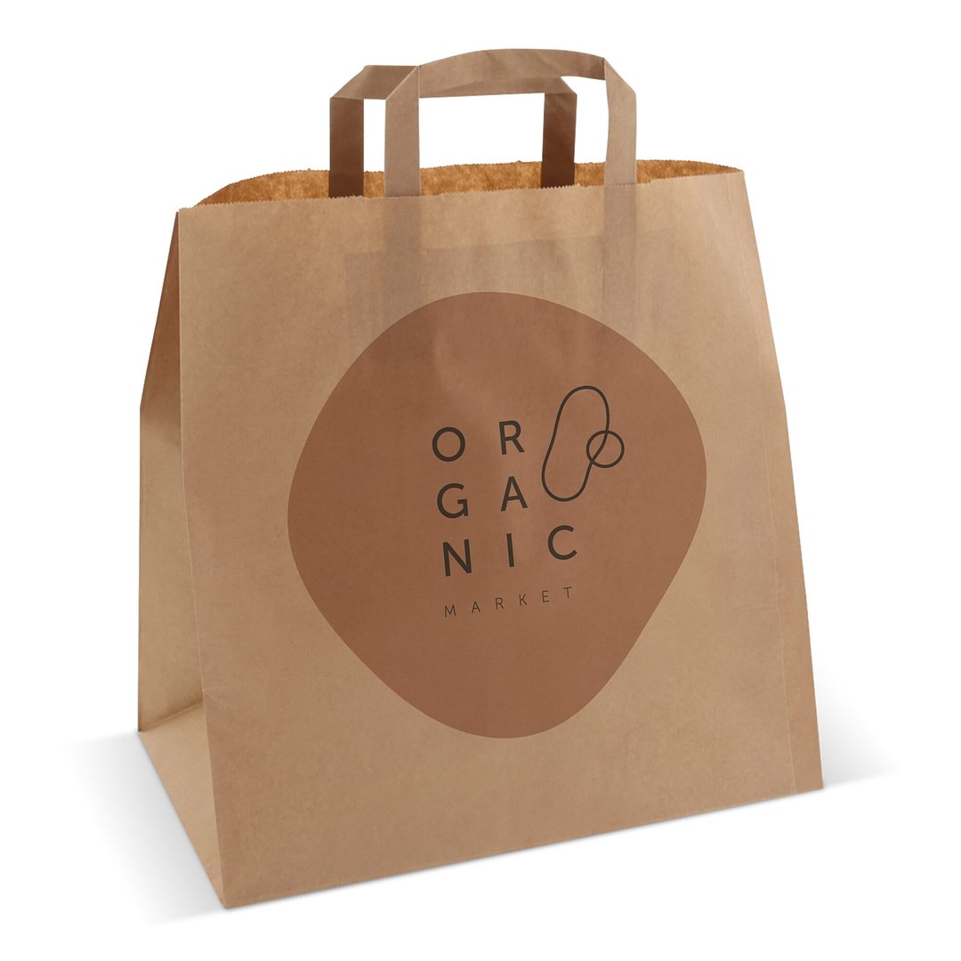 Papiertüte 70g/m² 32x21x33cm Raminep